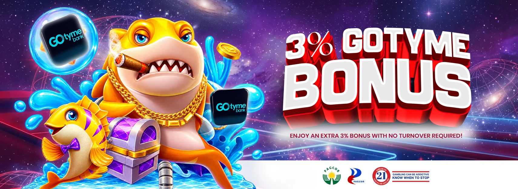 3% back on every GoTyme deposit